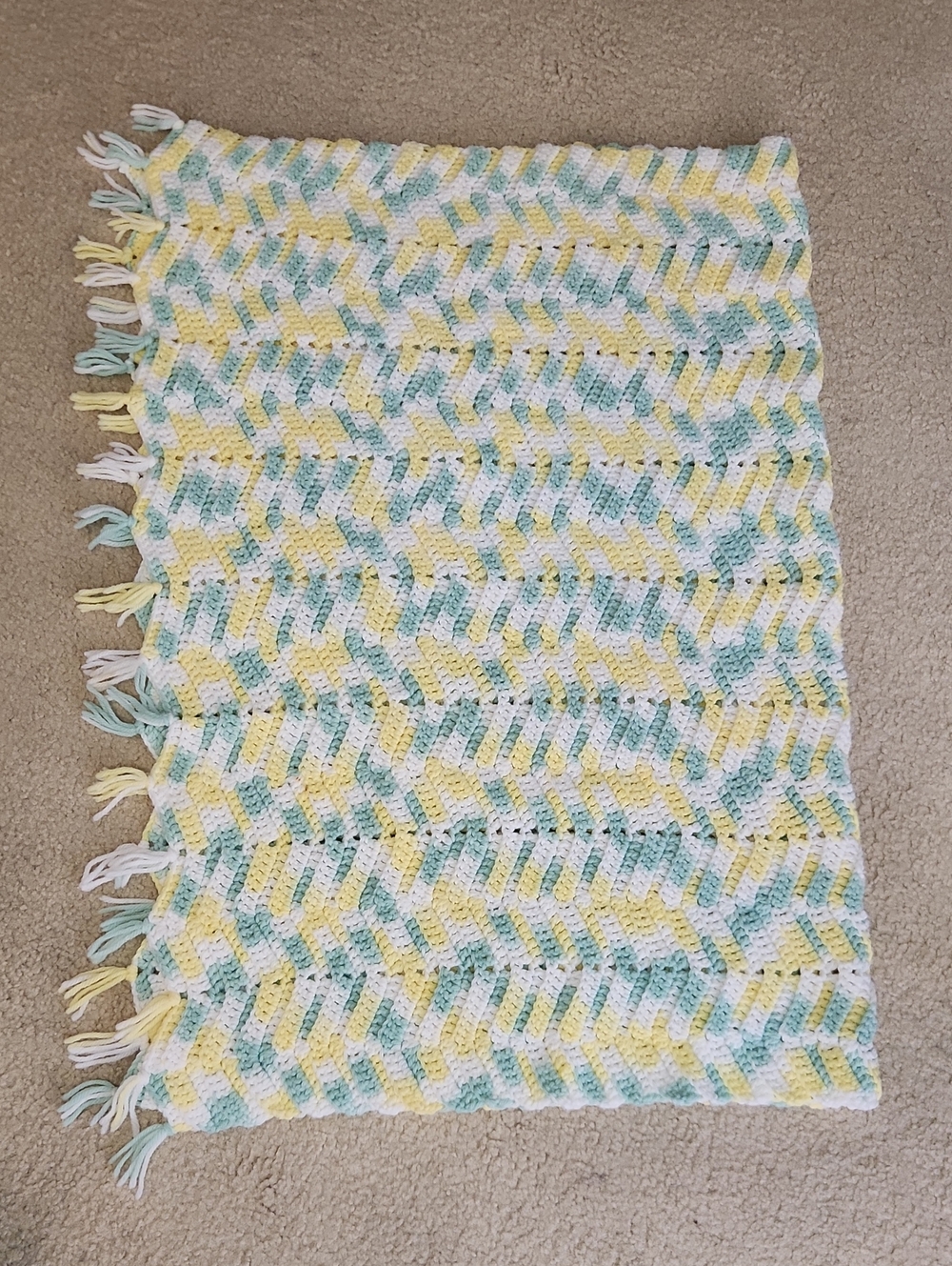 Handmade Baby Afgan Blanket